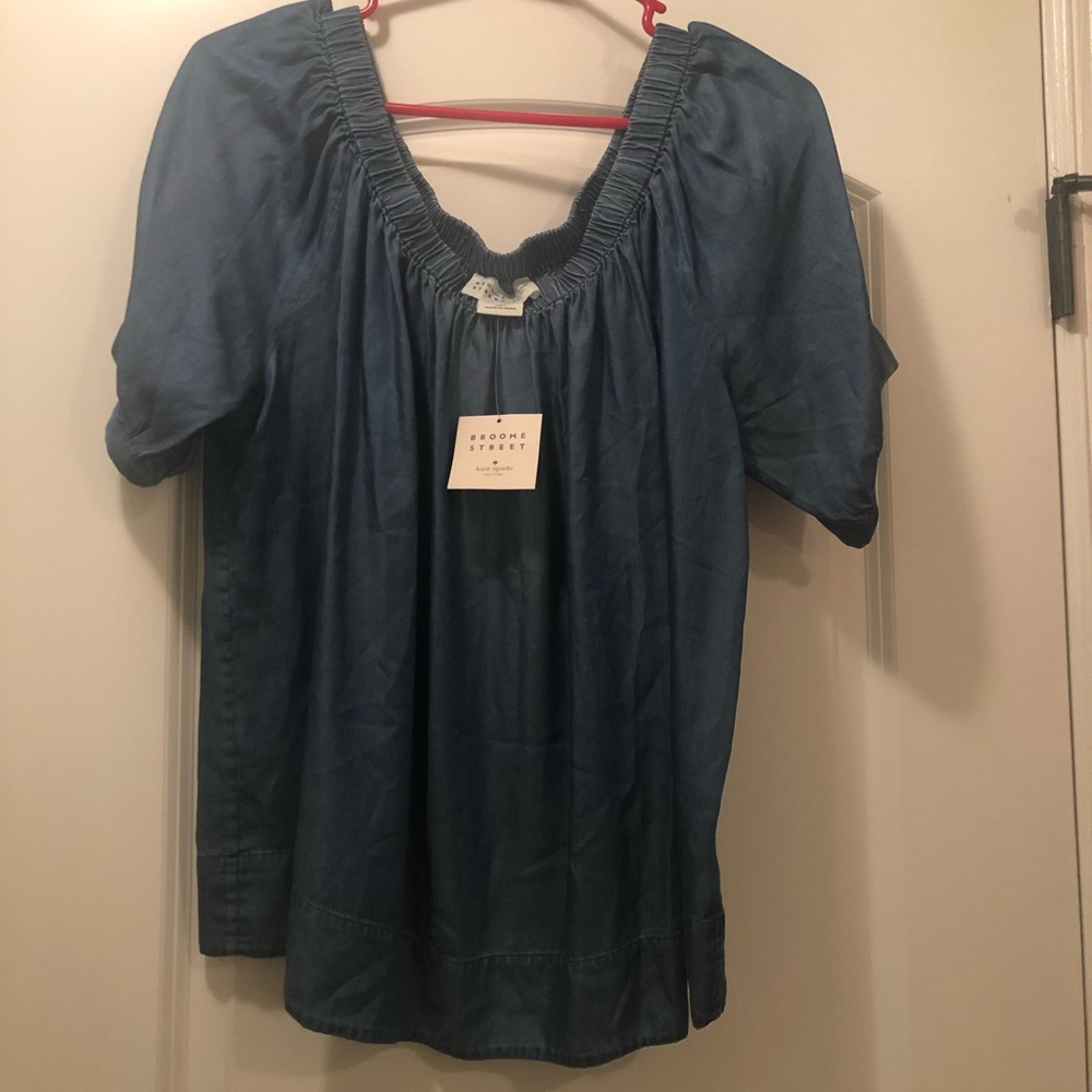 Kate Spade denim blouse
